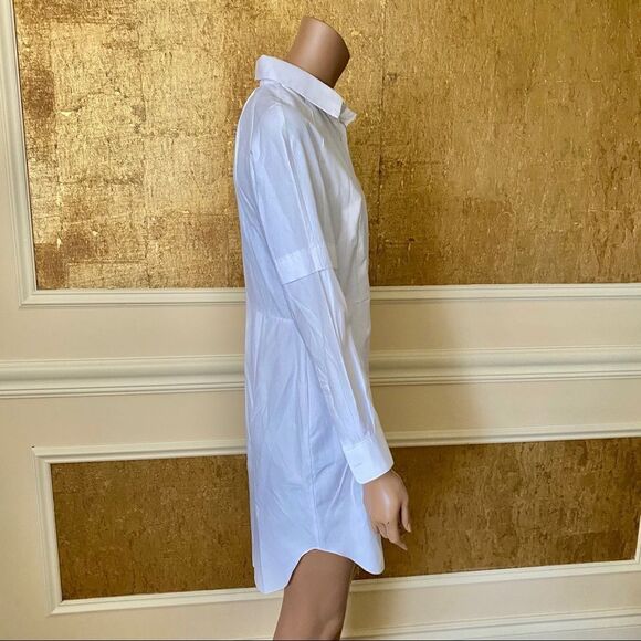 LNK Landscape buttons down mini tunic dress S - Picture 5 of 11